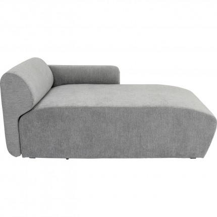 Ligtoel rechts Lucca sofa grijs Kare Design
