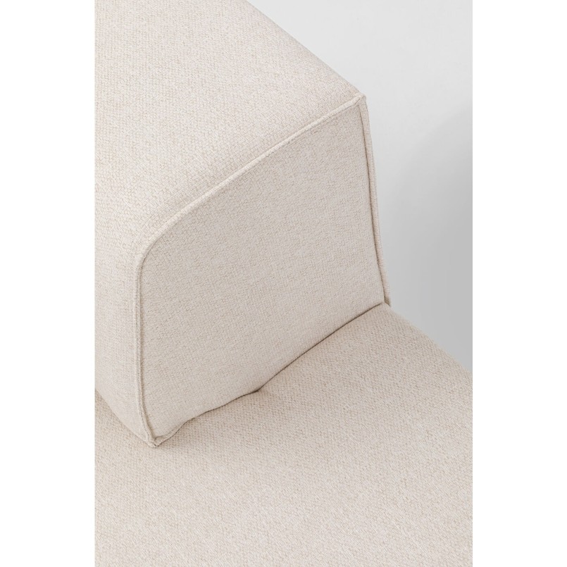 Méridienne gauche canapé Infinity crème Kare Design