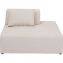 Méridienne droite canapé Infinity crème Kare Design