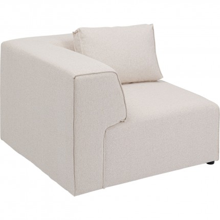 Hoek links Infinity sofa creme Kare Design