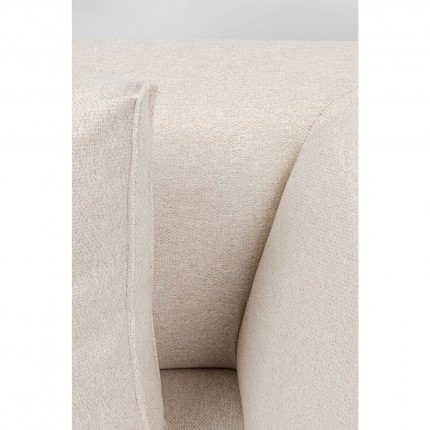 Ligtoel links Infinity sofa creme Kare Design