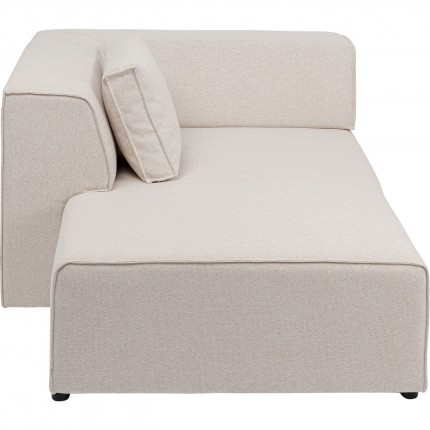 Ligtoel links Infinity sofa creme Kare Design