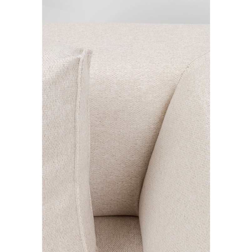 Infinity Elements méridienne droite crème 182cm