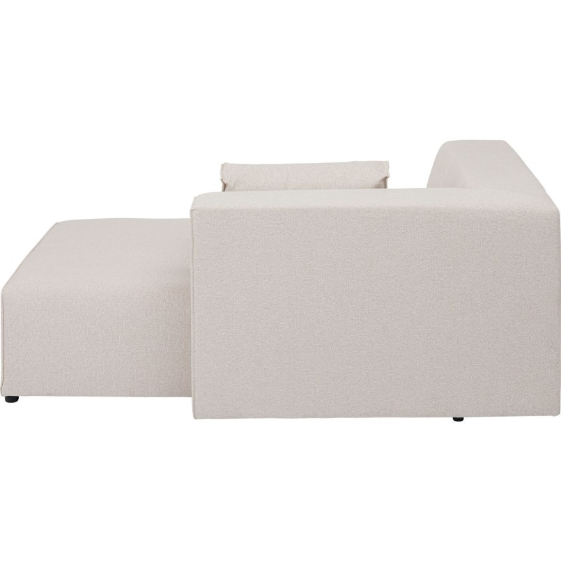 Infinity Elements méridienne droite crème 182cm