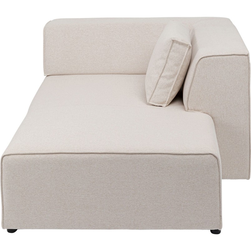 Infinity Elements méridienne droite crème 182cm