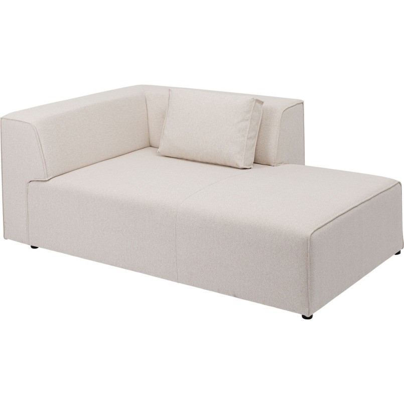 Infinity Elements méridienne droite crème 182cm