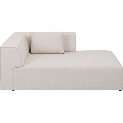 Ligtoel rechts Infinity sofa creme Kare Design