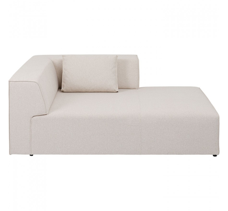 Hoek Ligstoel Infinity rechts creme Kare Design