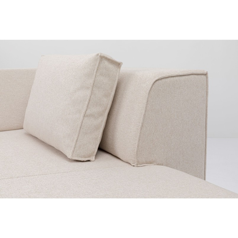 Infinity Elements méridienne droite crème 182cm