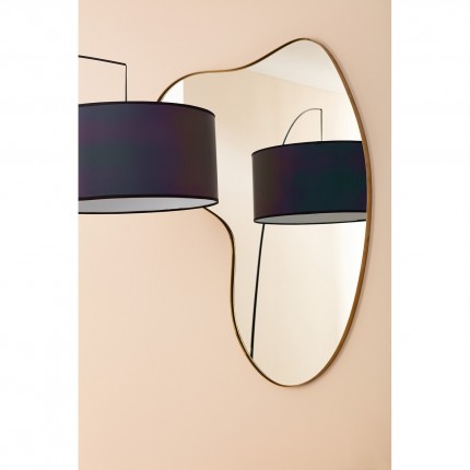 Wall Mirror Shape Brass 110x120cm Kare Design