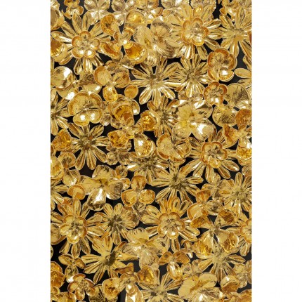 Picture Frame gold flowers 80x80cm Kare Design
