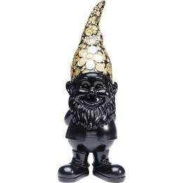 Figurine décorative Nain Standing noir-doré 60