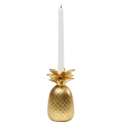 Candle Holder Pineapple gold Kare Design