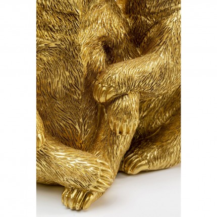 Decoratie gouden berenkus 16cm Kare Design
