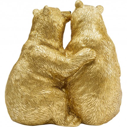 Decoratie gouden berenkus 16cm Kare Design