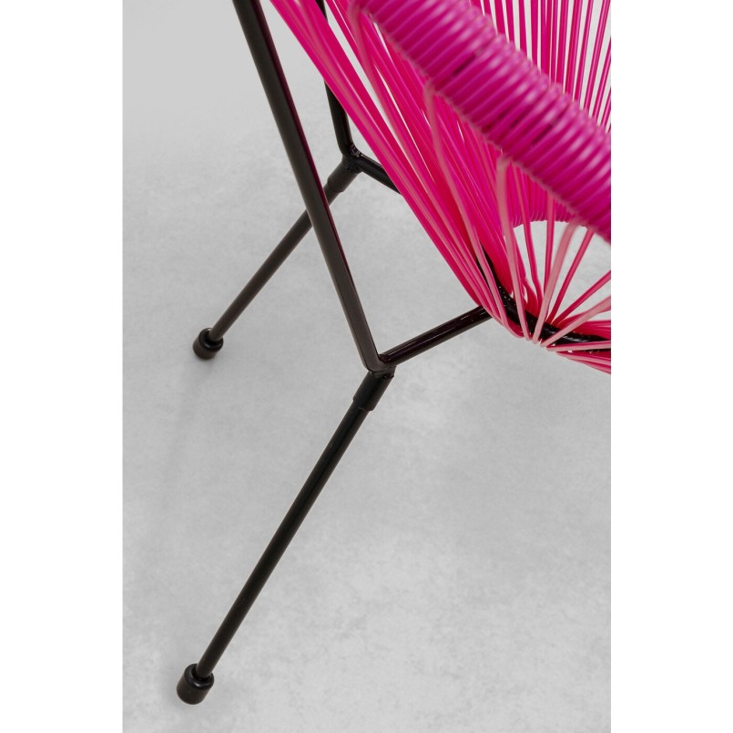 Fauteuil de jardin Acapulco fuchsia Kare Design