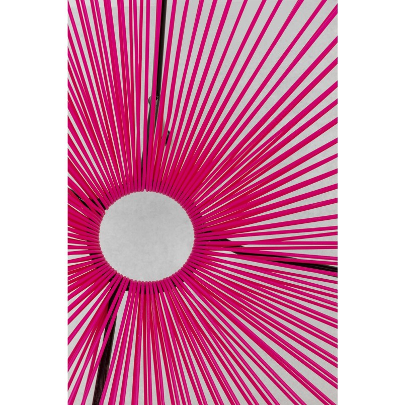 Fauteuil de jardin Acapulco fuchsia Kare Design