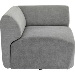 Lucca élément d angle gris 86cm