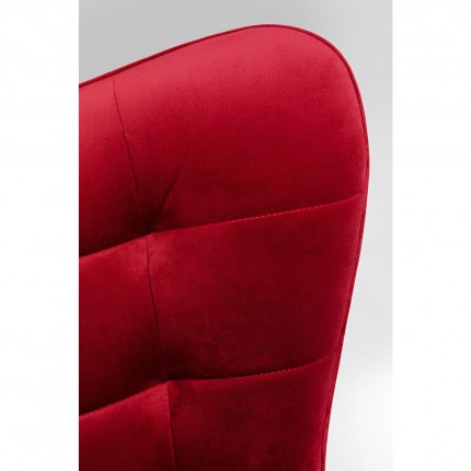 Swivel Armchair Oscar Velvet Red Kare Design