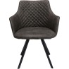 Chaise pivotante Coco anthracite