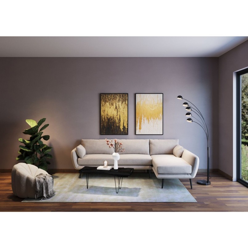 Peinture à l'huile Frame Abstract noir 80x120cm Kare Design