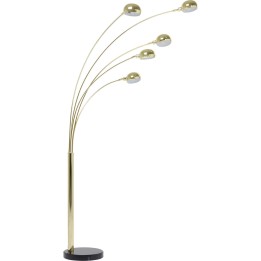 Floor Lamp Five Fingers Brass Kare Design