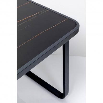 Tuintafel Santos 143x83cm zwart Kare Design