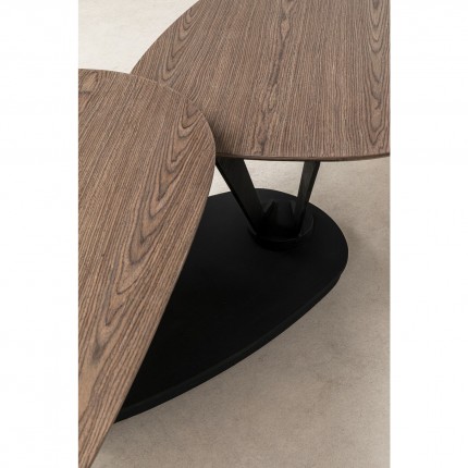 Coffee Table Franklin Wood Walnut 161x60cm Kare Design