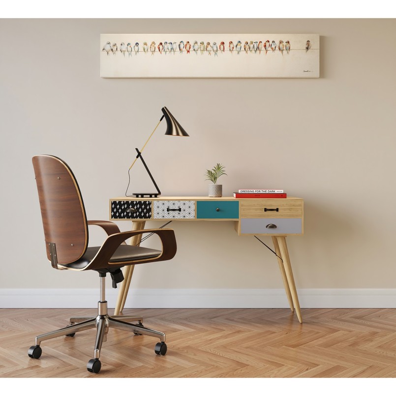 Office Chair Patron Walnut Kare Design