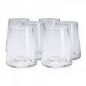 Verres à eau Riffle set de 6 Kare Design