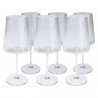 Wijnglazen Riffle (6/set) Kare Design