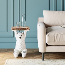 Table d'appoint Ours Polaire Kare Design