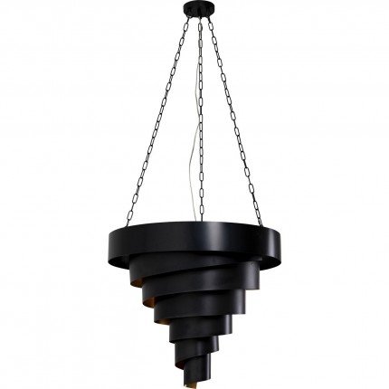 Pendant Lamp Spiral Catch black Kare Design