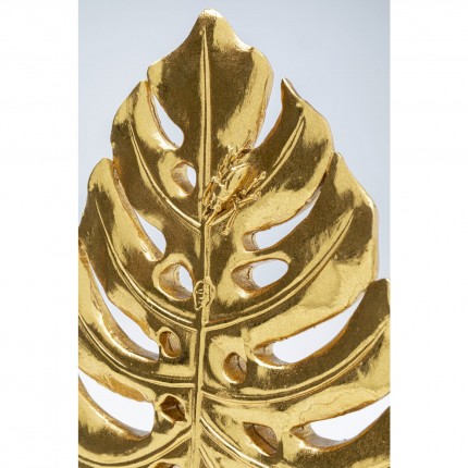 Deco Monstera Leaf Gold 26cm Kare Design