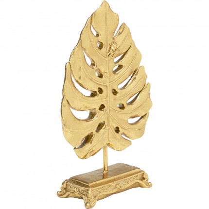 Deco Monstera Leaf Gold 26cm Kare Design