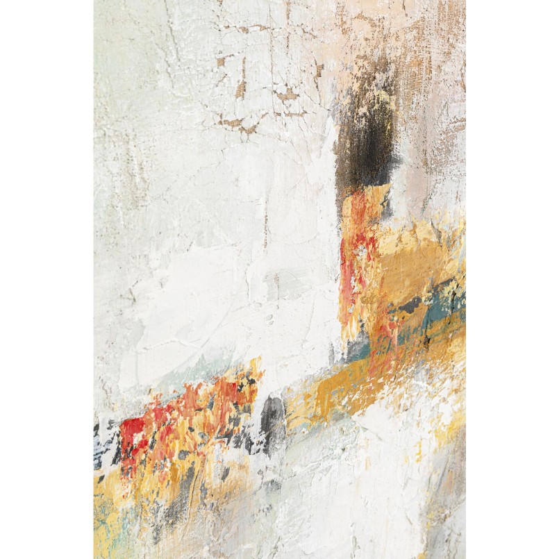 Tableau Frame Dust doré 120x120cm Kare Design