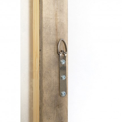 Schilderij Frame Dust 120x120cm goud Kare Design