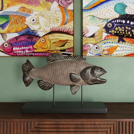 Schilderij Fish Meeting Two 100x70cm Kare Design