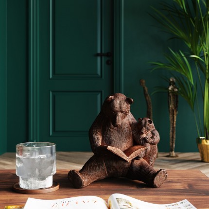 Woonaccessoires lezende beren bruin Kare Design