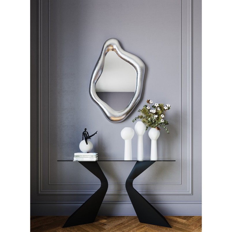 Console Gloria noire 140x45cm Kare Design