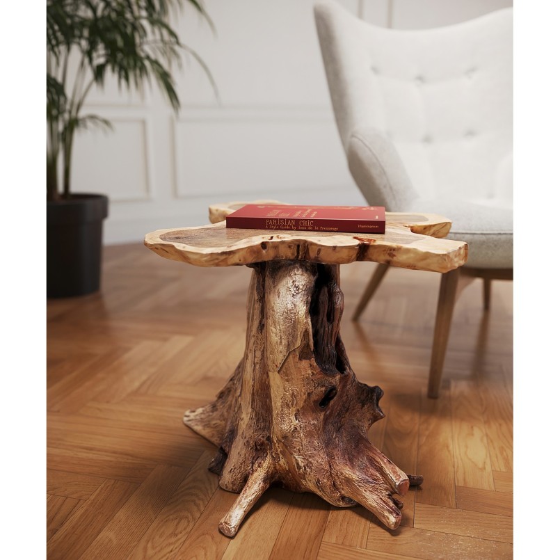 Table d'appoint souche d'arbre 58cm Kare Design