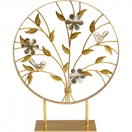 Decoratie vogels en gouden bladeren Kare Design