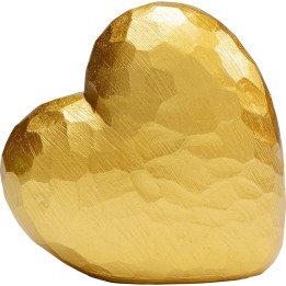 Déco cœur doré 14cm Kare Design