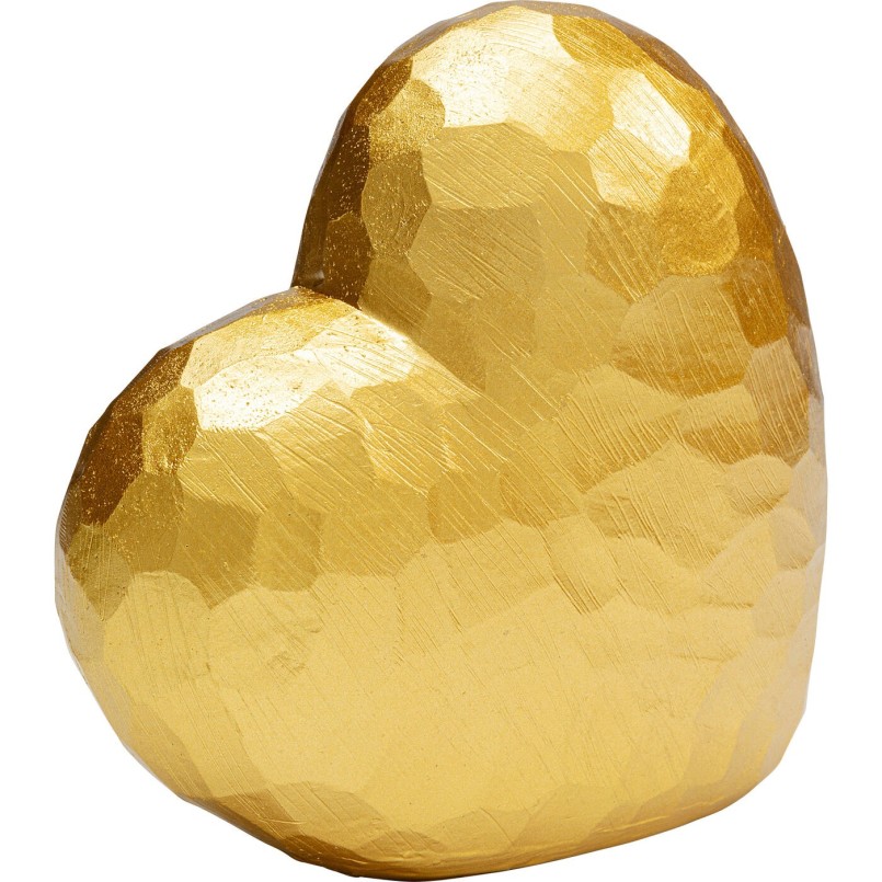 Déco cœur doré 14cm Kare Design