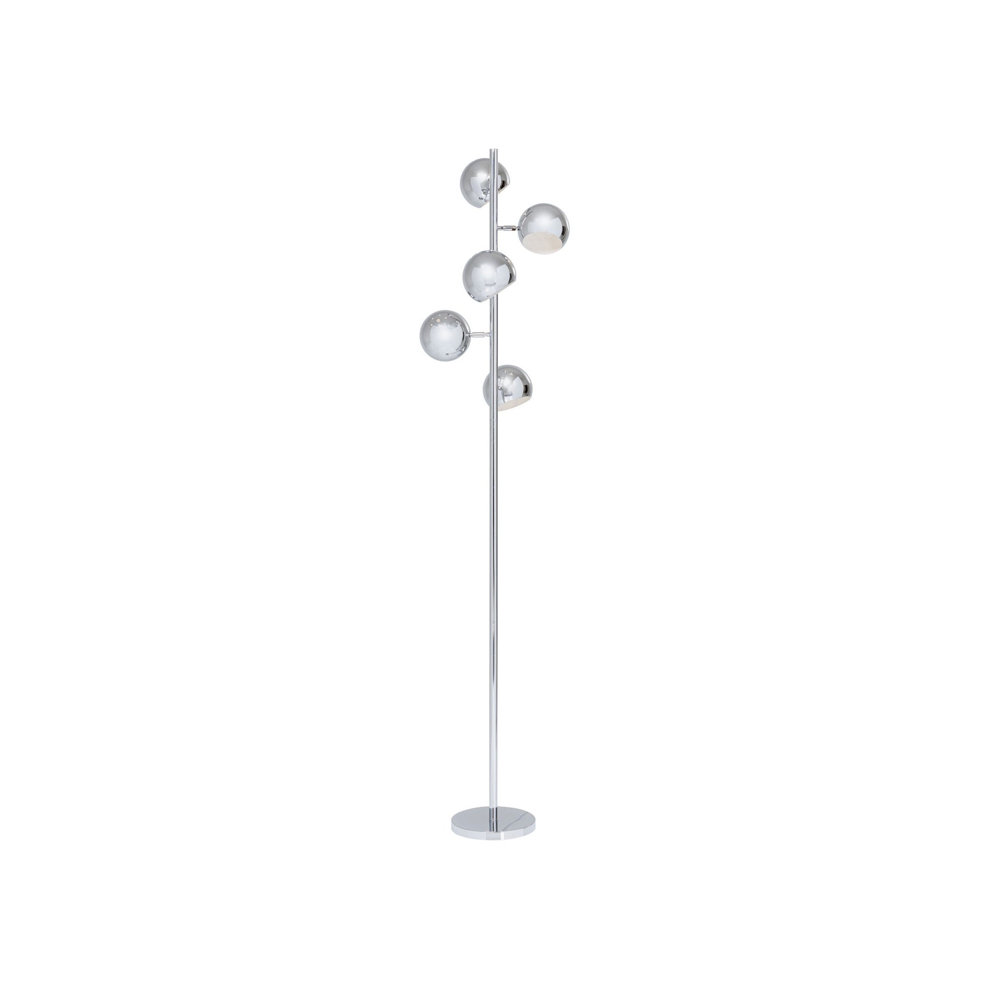Floor Lamp Calotta Chrome 5-lite Kare Design