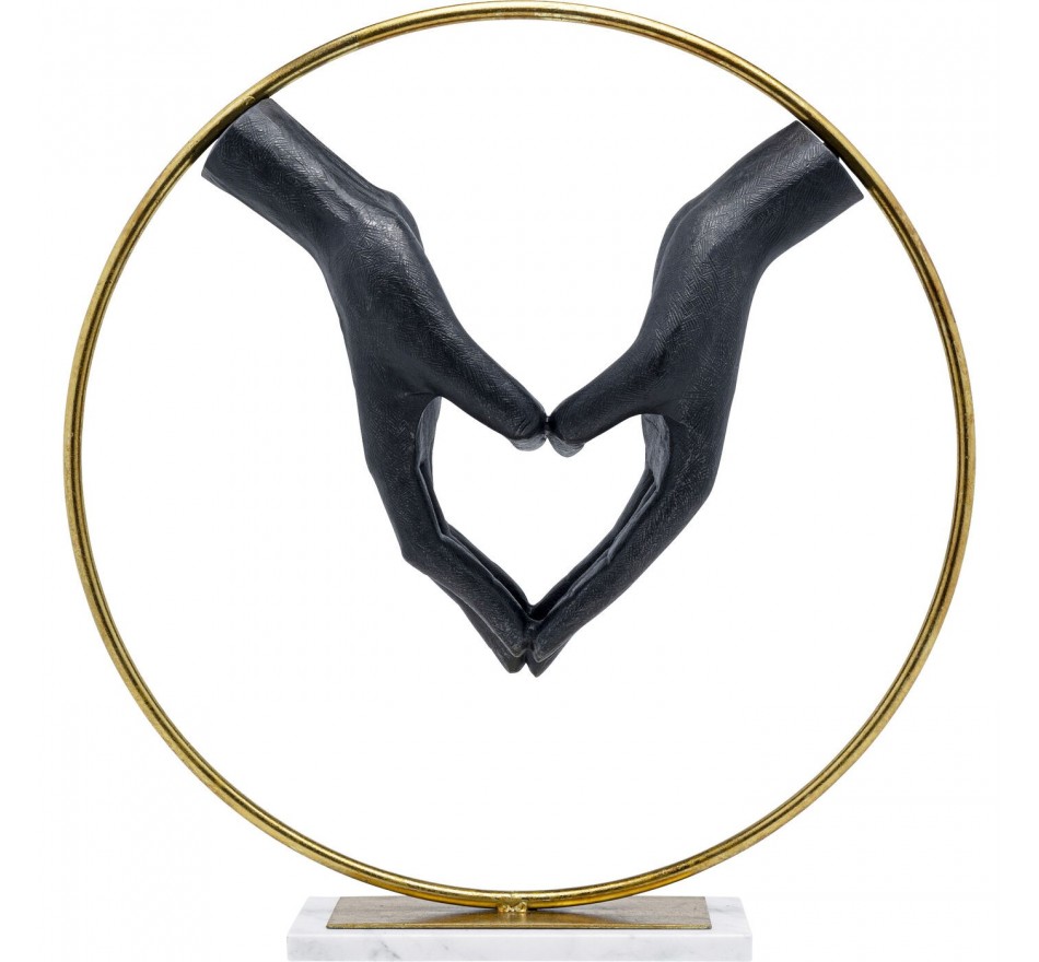 Woonaccessoires Elements hart hand XL Kare Design