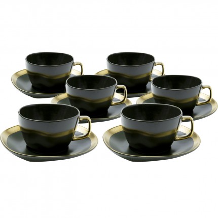 Coffee Cup Vibrations green (6/Set) Kare Design