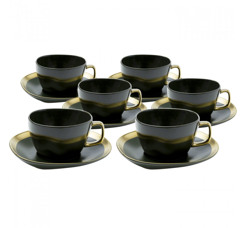 Coffee Cup Vibrations green (6/Set) Kare Design