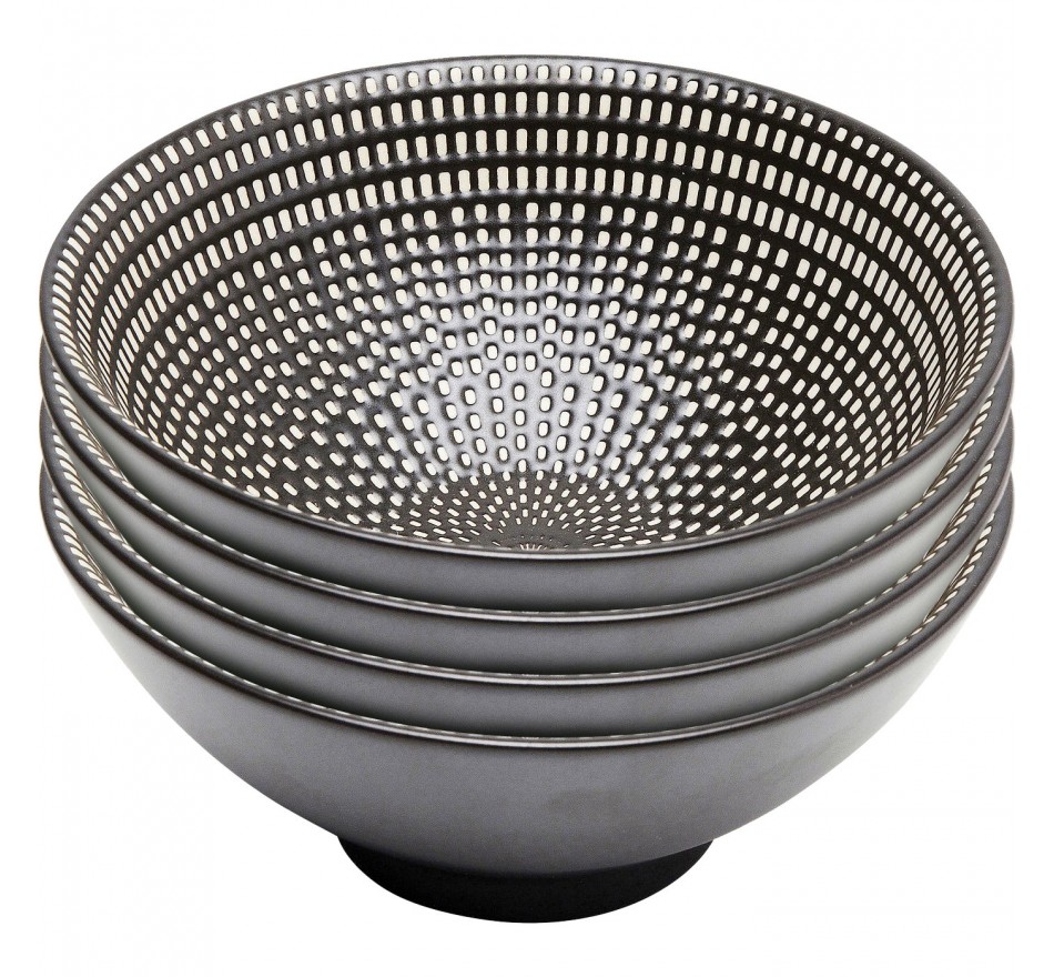 Kommen Gwayi Ø18cm (4/Set) Kare Design