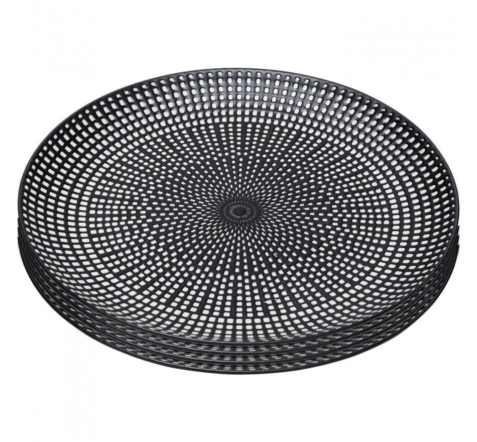 Plate Gwayi Ø21cm (4/Set) Kare Design